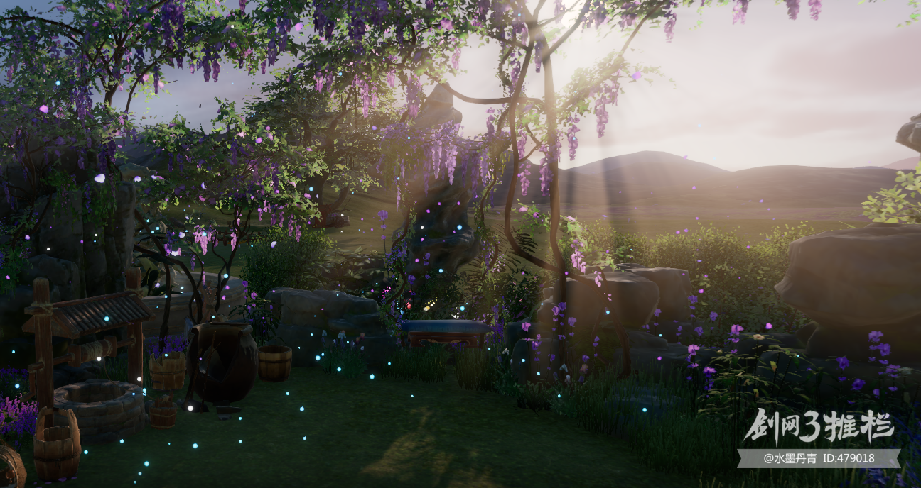 魔法世界系列 禁林3 附紫藤花秋千简易教程 动态 西山居游戏中心