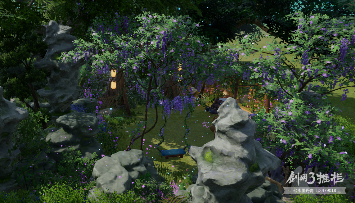 魔法世界系列 禁林3 附紫藤花秋千简易教程 动态 西山居游戏中心
